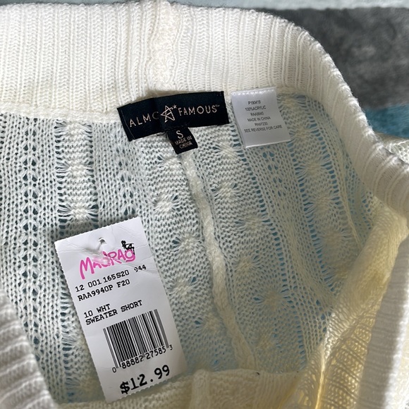 NWT knit crème biker shorts make offers 😍 - Picture 4 of 6